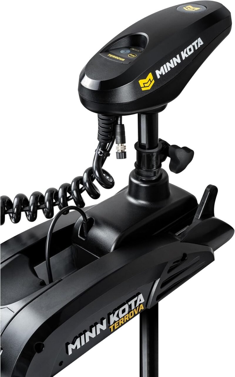 Minn Kota 1358385 Terrova 80 lb Thrust Bow-Mount Trolling Motor with Spot-Lock®, MEGA Down Imaging®, Wireless Remote, 45″ Shaft, Freshwater - Image 2