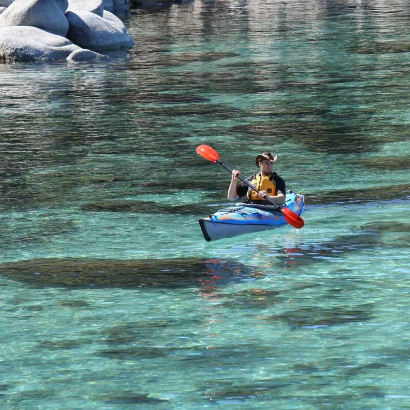 Advanced Elements AdvancedFrame® Expedition Elite 13′ Inflatable Kayak – Aluminum Rib-Frame & Drop-Stitch Floor - Image 9