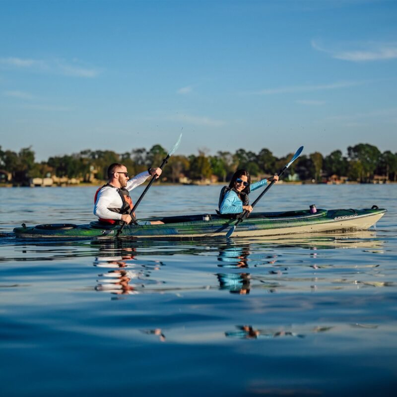Pelican Argo 136XP 13′ Sit-In Tandem Kayak – Lightweight Ram-X™ Hull & ERGOFIT™ Seating (Cloud) - Image 12