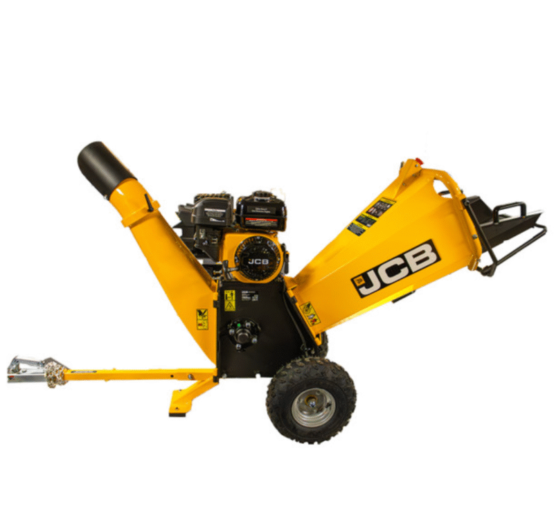 JCB 100mm /4” Heavy-duty Petrol Wood Chipper 7.5hp, 224cc 4-Stroke